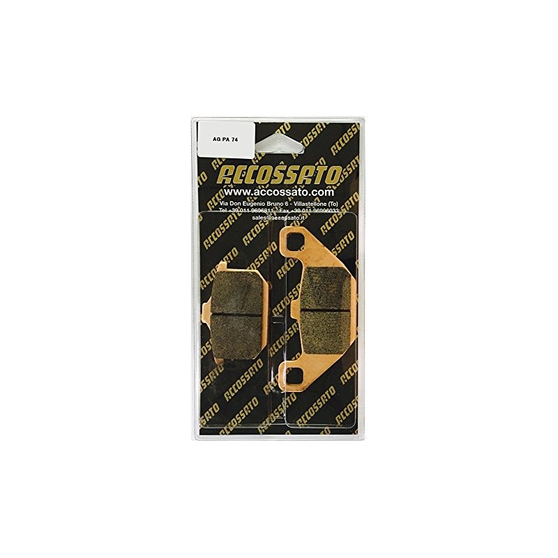 ACCOSSATO Brake Pad agpa74or, Kawasaki > GPZ 400, 400 (1985)