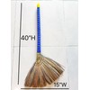 (2 Packs) Vietnamese Straw Brooms - 40" Indoor Brooms with