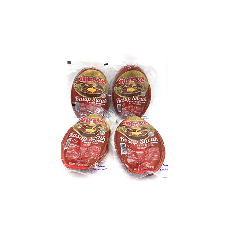 Merve Butcher Halal Beef Sausage (Kasap Sucuk) 1lb (4)