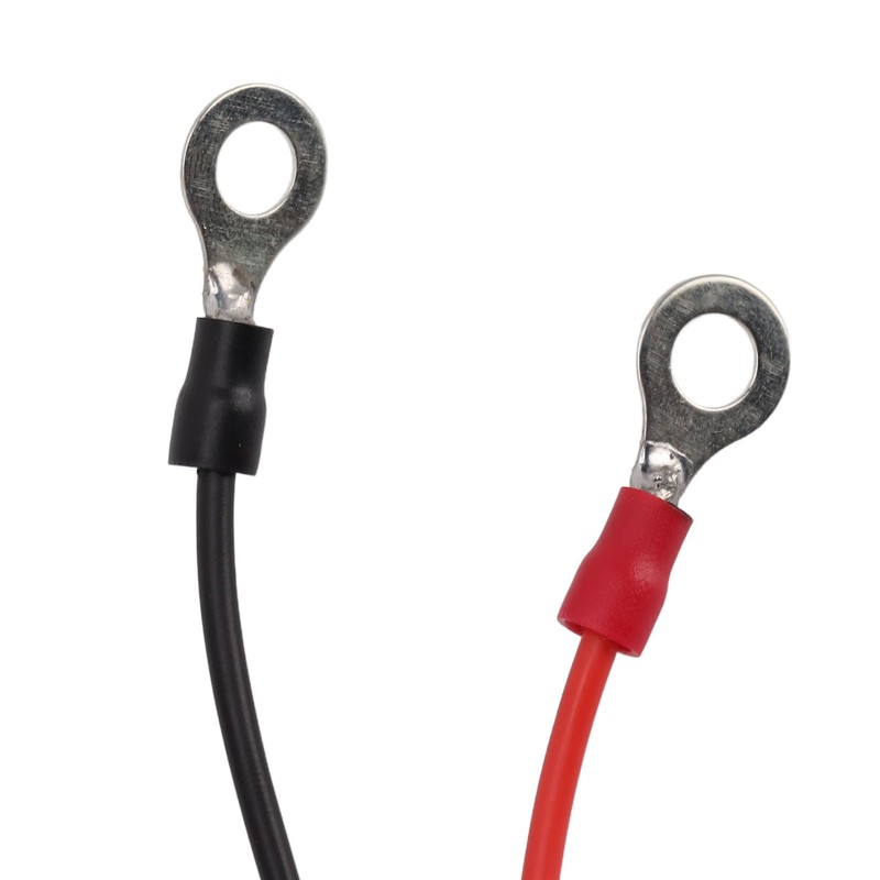 Electric Fence Wire Connectors, 2pcs Black Red Electric Fence Leads