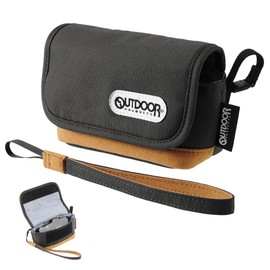 OUTDOOR PRODUCTS 4977187291094 Camera Case, Camera Pouch 05, Black, Hand Strap, Belt Loop, 2ODCP05BK