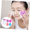 PACKOVE 1 Set Double Sided Silicone Facial Cleaning Tools with