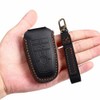 Leather Key Cover Remote Fob Case Holder Fit For 2017-2021