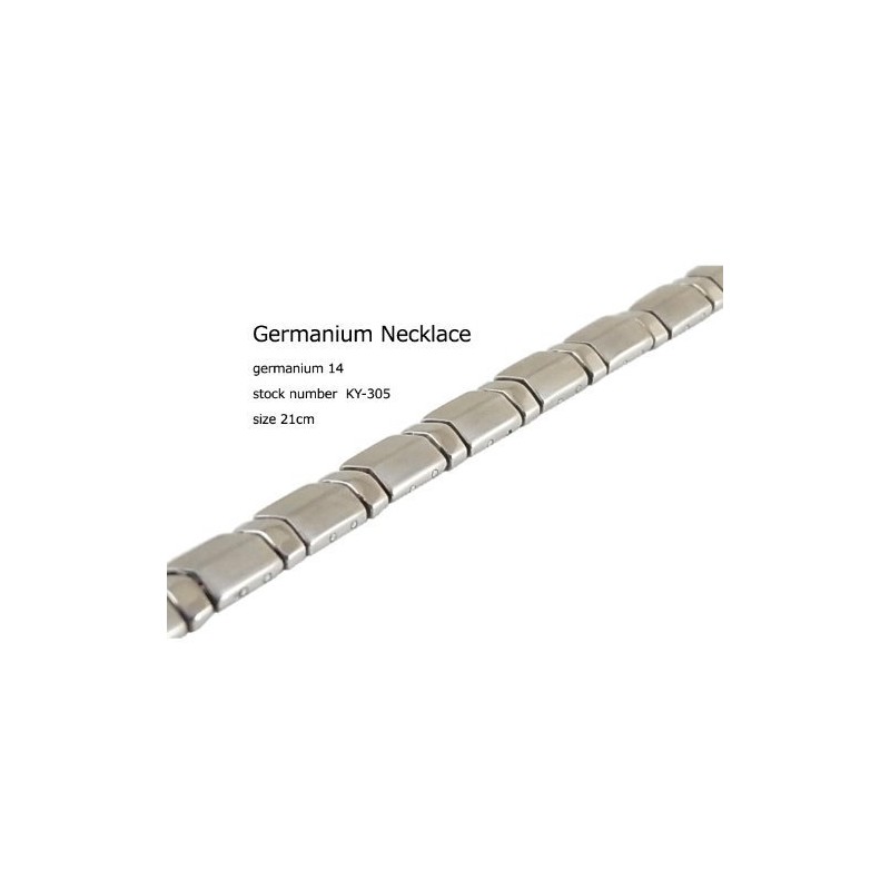 « Titanium > Premium Germanium Bracelet ◇ Germanium 7 Stone