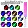 Glow Sticks 15 Pack Multicolor Reusable LED Light Sticks with