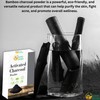 Herbs Botanica Activated Charcoal Powder - Food Grade Bamboo Charcoal
