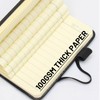 Bettinay Small Black Notepad A7 with 2PCS Pen, Pocket Notebook,