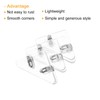 PATIKIL Multifunctional Document Clip,10Pcs Triangular Clips for Books Pages, Prevent