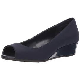 Bandolino Women's Candra Pump, Navy Fabric 410, 7