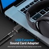SABRENT USB External Stereo Sound Adapter for Windows and Mac.
