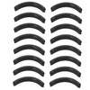 Healvian 16Pcs Eyelash Curler Refill Pads Black Cushions Easy to