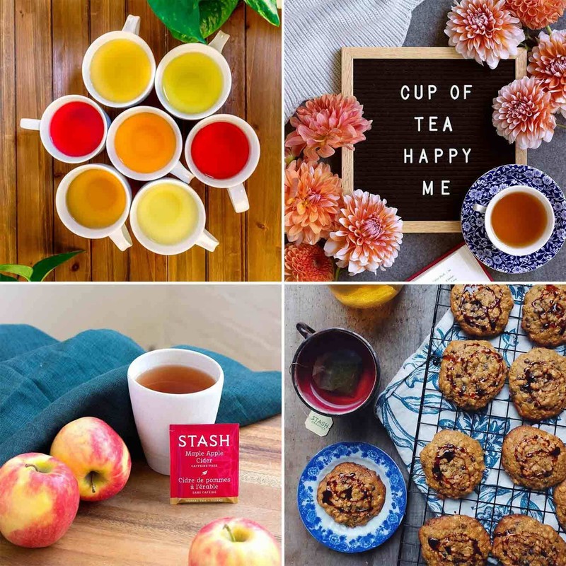 Stash Tea Bags Sampler - Caffeinated, Herbal and Decaf -