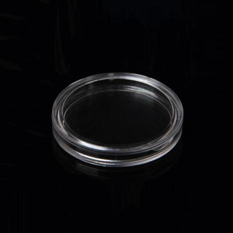 zalati Coin Holder Capsules 100pcs Round Plastic Coin Container Storage