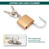 Padlock Set of 2 with 6 Keys, 38 mm Lock