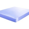 sourcing map Satin Fitted Sheet, Solid Silky 12" Deep Pocket