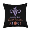 Postpartum Doula Support Fourth Trimester Healing Pride Throw Pillow
