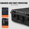 Heavy Duty Weatherproof Dry Box Case with Pre-cut Foam Retractable