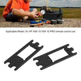 VBESTLIFE RC Servo Adapter Plate, 2PCS Lightweight Carbon Fiber Servo Adapter Plate for VS4 10 VS4 10 PRO RC Car