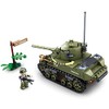 Sluban M38-B0856 WWII-m5 Light Tank