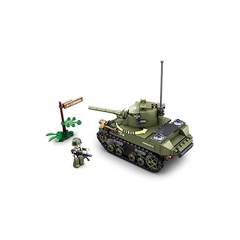 Sluban M38-B0856 WWII-m5 Light Tank