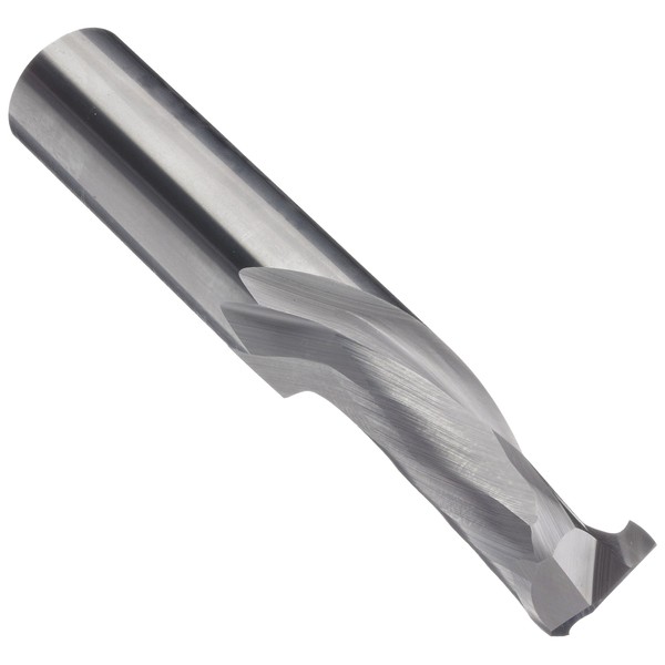 LMT Onsrud 60-123MW Solid Carbide Max Life Compression Spiral Cutting Tool, Inch, Uncoated (Bright) Finish, 30 Degree Helix, 2 Flutes, 3.0000" Overall Length, 0.3750" Cutting Diameter, 0.3750" Shank Diameter