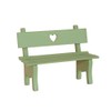 ifundom Miniature Wooden Bench Mini Wooden Bench Outdoor Wood Bench