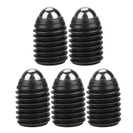 10 Pieces M12 Thread Hexagon Socket Carbon Steel Ball Drive Spring Pressure Pieces Set Screw Thread Ball Plunger Carbon Steel Power Ball Plunger (M12 x 16)
