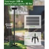 Mokeyder 105 Inch Bird House Pole Mount Kit, Adjustable Heavy