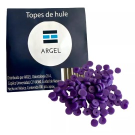ARGEL Topes De Hule Ortodoncia Argel 100 Piezas