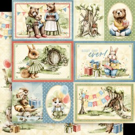 Graphic45 BEST DAY EVER (1 PC) 12x12 Dbl-Sided Printed Cardstock SCRAPBOOKING