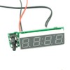 Car LED Temperature Clock - Electric Digital Temperature Voltmeter Gauge