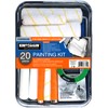 Kingorigin-Paint Tray Kit, 20 Pcs Roller Set, 9-inch Paint Roller,