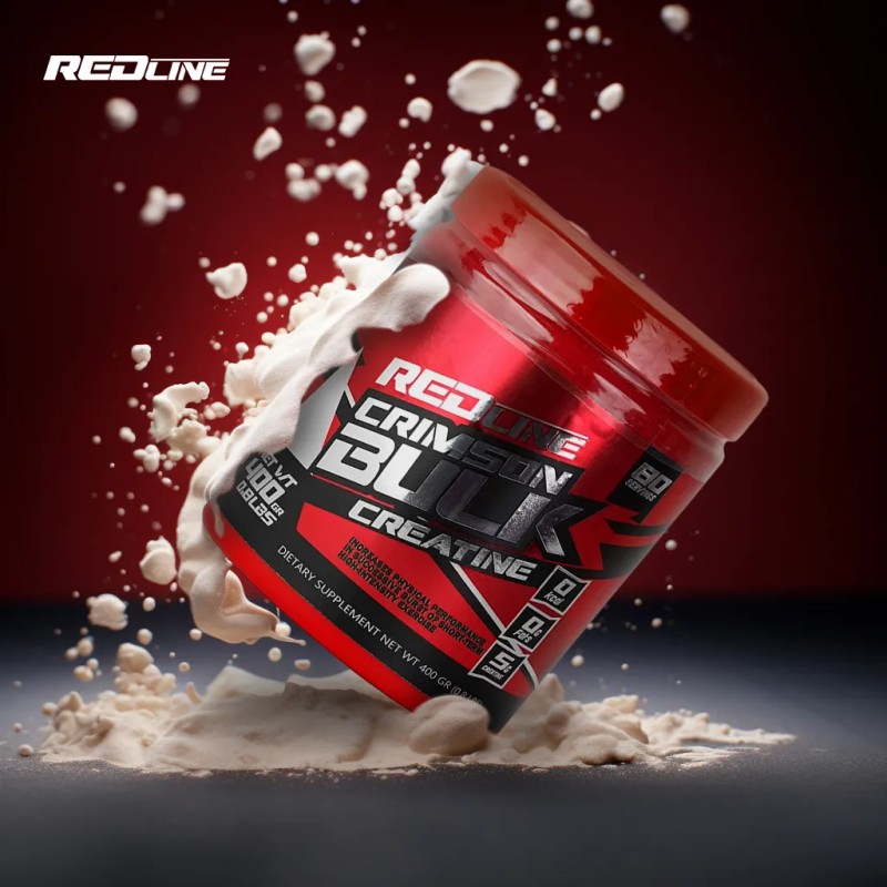 Redline Creatina Monohidratada Crimson Bulk 80 Servis Sfn