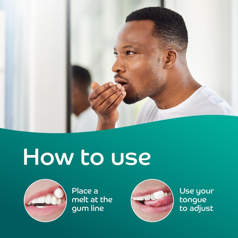 Oracoat FreshMelts Fresh Breath Stick-on Melts for Lasting Freshness, 160