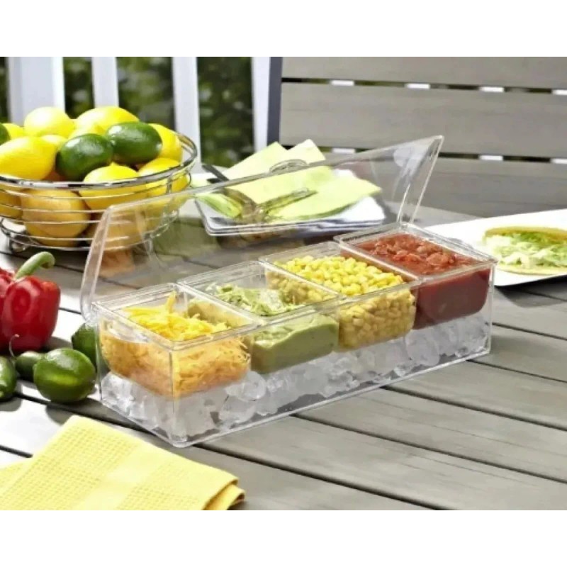 Technoware Bandeja Para Condimentos Policarbonato Restaurante