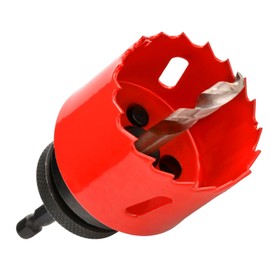 GUOQEE 51mm Hole Saw with Quick Change Arbor, Hole Drilling Cutter HSS BI-Metal for Wood, Plywood, PVC, Drywall and Metal Sheet