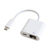 GOPPA GP-CR45H/W Gigabit Wired LAN Adapter with Chargeable Type-C Connection