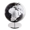 Exerz 10" World Globe Black - Stainless Steel Arc and