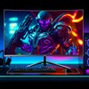 ZZA 27" Curved Gaming Monitor, Support 240Hz，Up to 280Hz, FHD