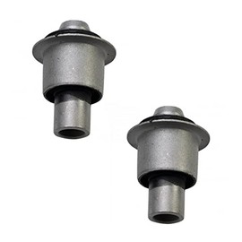 TRQ Front Rearward Subframe Bushing Pair 2pc Set for 07-12 Nissan Sentra