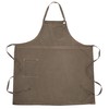 Chef Works Men's Dorset Chefs Bib Apron, Earth Brown