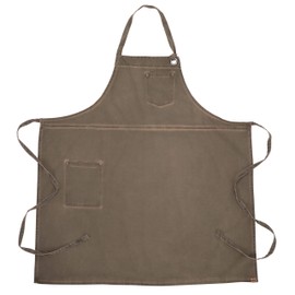 Chef Works Men's Dorset Chefs Bib Apron, Earth Brown