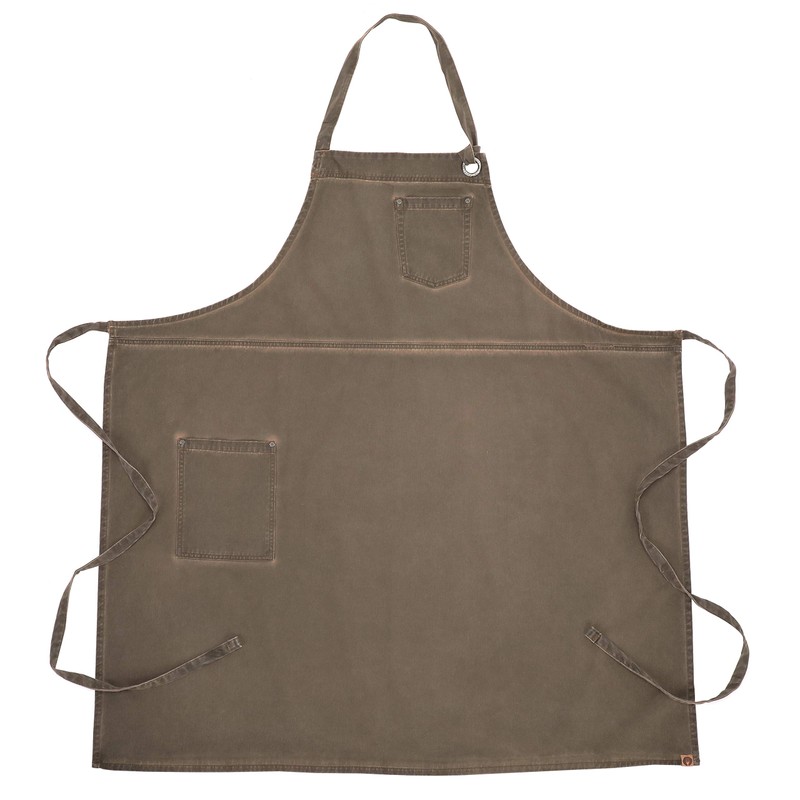 Chef Works Men's Dorset Chefs Bib Apron, Earth Brown