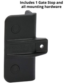 D&D Technologies TCGS2S Gate Stop, Damage Protection Bumper Reduces Sound from Closing Metal, Wood, and Vinyl Gates, for Any Square Gate, 1 Count