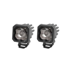 Diode Dynamics SSC1 White Sport Standard LED Pod (pair), Spot w/Blue Backlight