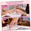 Recipiente para Remojo de Uñas Transparente Cuenco de Manicura para