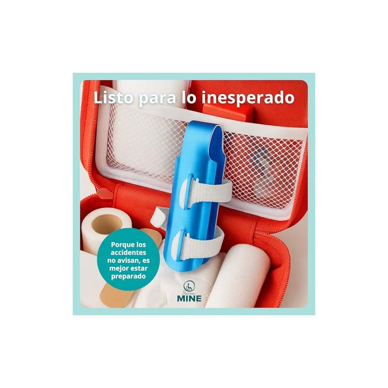 SEVEN MINE Férula de Dedo Tipo Sombrilla Ajustable – Aluminio