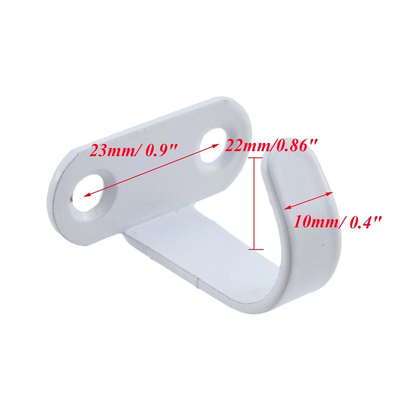 Antrader Ceiling Hook,12-Pack Stainless Steel Coat Hanger Towel/Robe Hanger, Screws