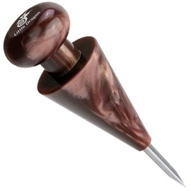 Shisha Phunnel Plug with Hole Punch 2-in-1 Rose - Elegant Epoxy Resin with Stainless Steel Hole Punch for Easy Head Construction - Fits Any Phunnel Thanks to Conical Shape - High-Quality Shisha