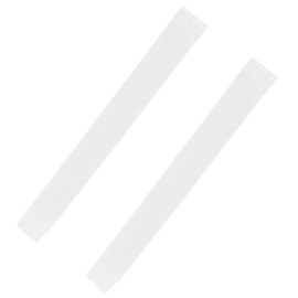 Ruwado 2 Pcs Blank Satin Sashes Soft Plain Pageant Decorative Sashes for Birthday Graduation Bridal Shower Senior Beauty Pageant DIY Supplies (White)